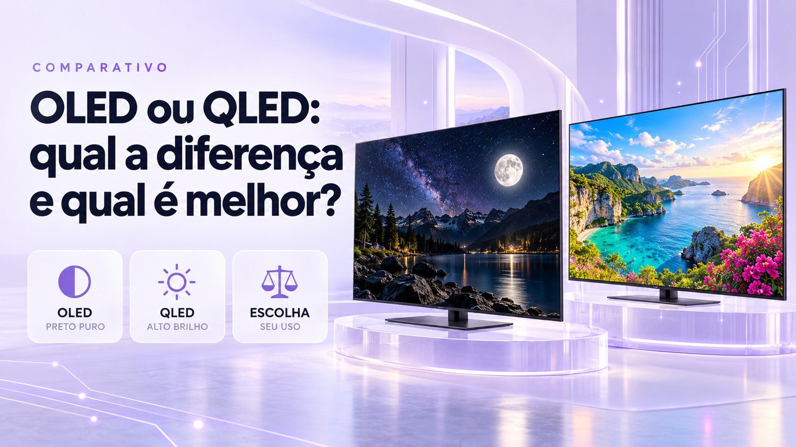 OLED ou QLED: qual a diferença e qual é melhor?